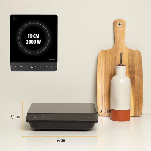 Spishäll - Tristar - IK-6161 - Induktion - 1 zon - Svart