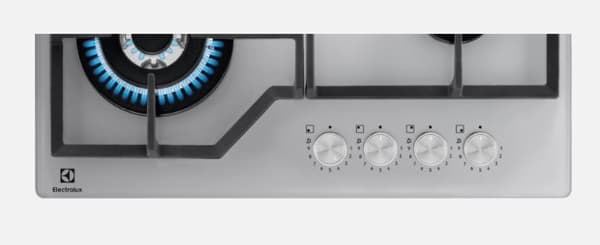 Electrolux KGG753753K Gaskogeplade, 4 brændere, sort