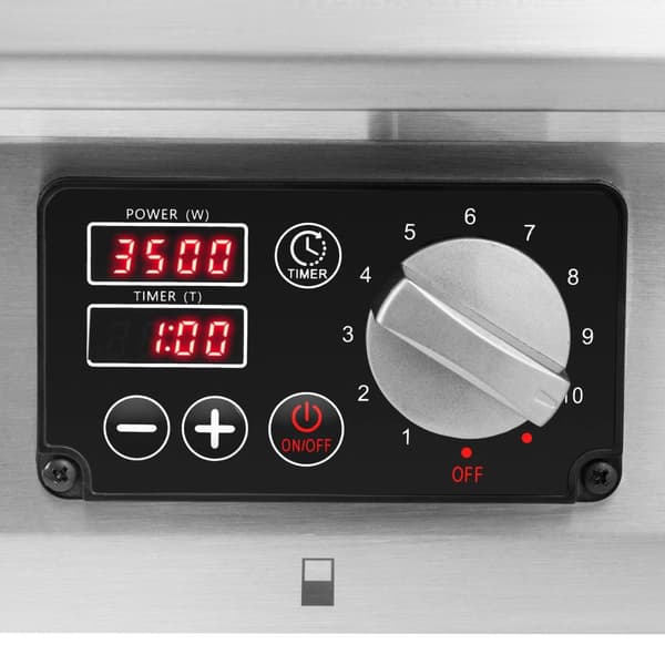 Induktionshäll - 2 x 28 cm - 60 till 240 °C - 400 V - Timer - Royal Catering