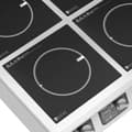 Miniatyrbild 6 av 8: Induktionshäll - 6 x 28 cm - 60 till 240 °C - 400 V - Timer - Royal Catering