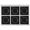 Miniatyrbild 7 av 8: Induktionshäll - 6 x 28 cm - 60 till 240 °C - 400 V - Timer - Royal Catering