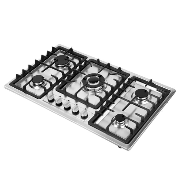 Kaasuhella, 5 poltinta, elektroninen sytytys pulssitekniikalla,Hopea