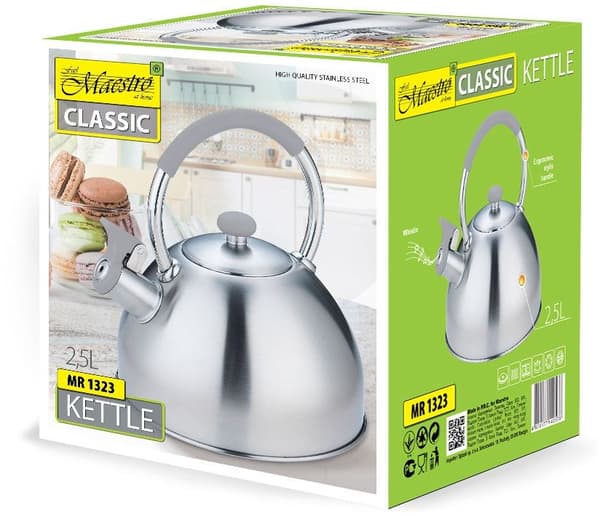 Vattenkokare MAESTRO MR-1323 rostfritt stål 2,5 l