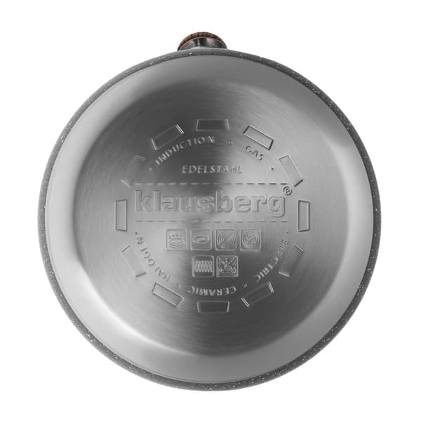 Traditionel elkedel 2,7l, grå Klausberg marmor