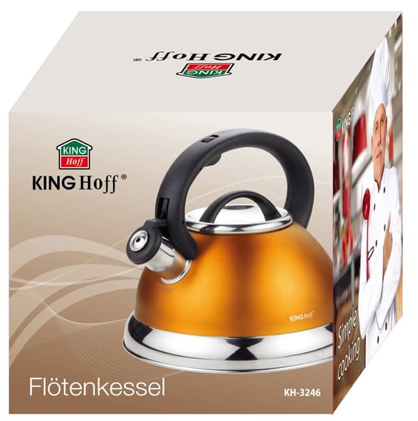 Traditionel 3l kedel, forskellige Kinghoff farver