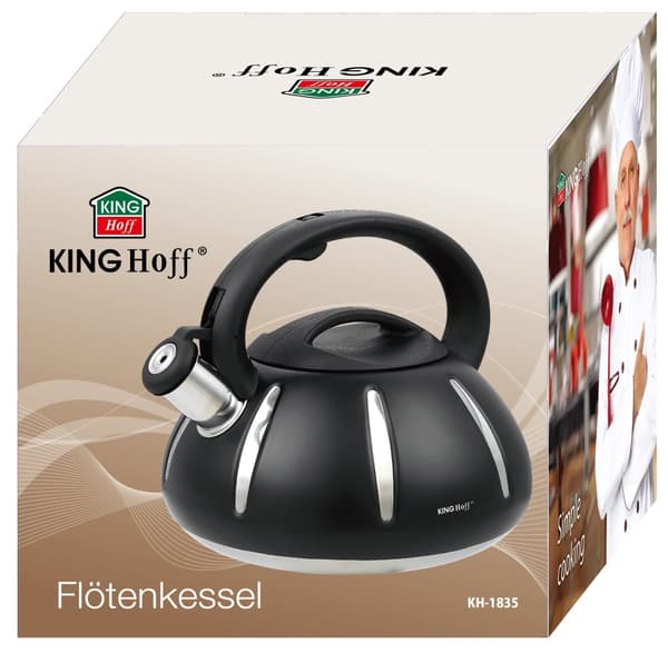 Kedel 3L, sort, KINGHoff