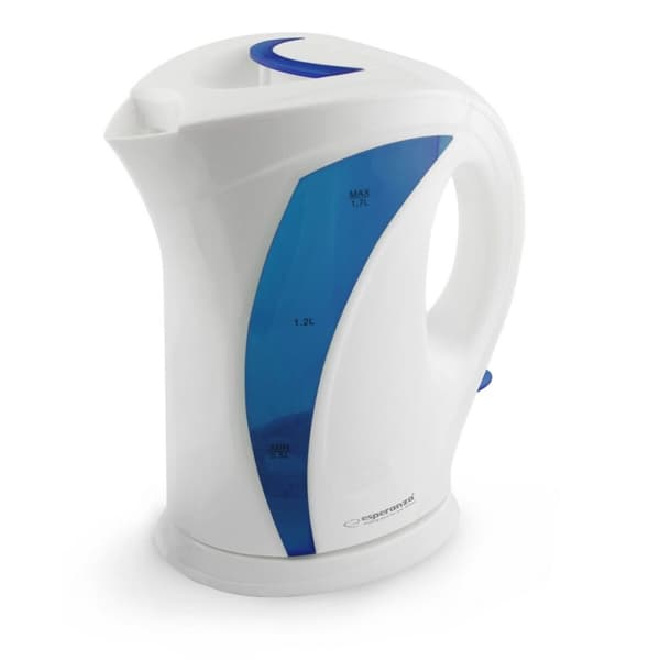 Kedel Esperanza EKK018G  Blå Hvid Plastik 2200 W 1,7 L