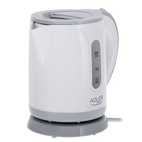 Elkedel - Adler - AD1371g - Vit - 850 W - 0,8 L