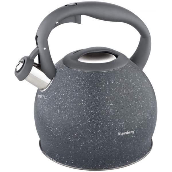 Vattenkokare med visselpipa 3L KLAUSBERG KB-7267 MARBLE