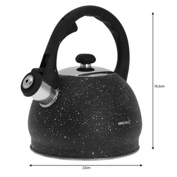 KEDEL MED FLØJTE 2L KINGHOFF KH-1403 MARMOR