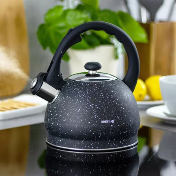 KEDEL MED FLØJTE 2L KINGHOFF KH-1403 MARMOR