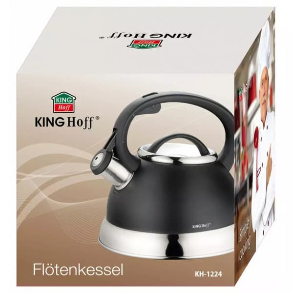 Kinghoff elkedel med fløjte 2,4L KH-1224