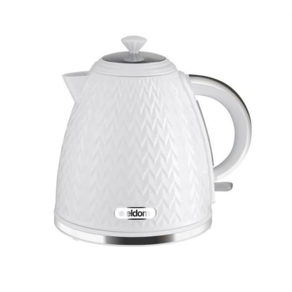 Eldom Vattenkokare utan sladd C265B 1,7 l, 2000 W, vit, stjärnan i ditt kök - 5908277385286