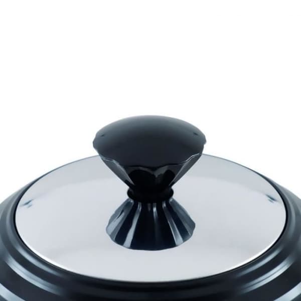 Eldom Elektrisk Vattenkokare Svart, Silless Vattenkokare, 1,7 L, Synliga egenskaper, Halkfritt handtag,