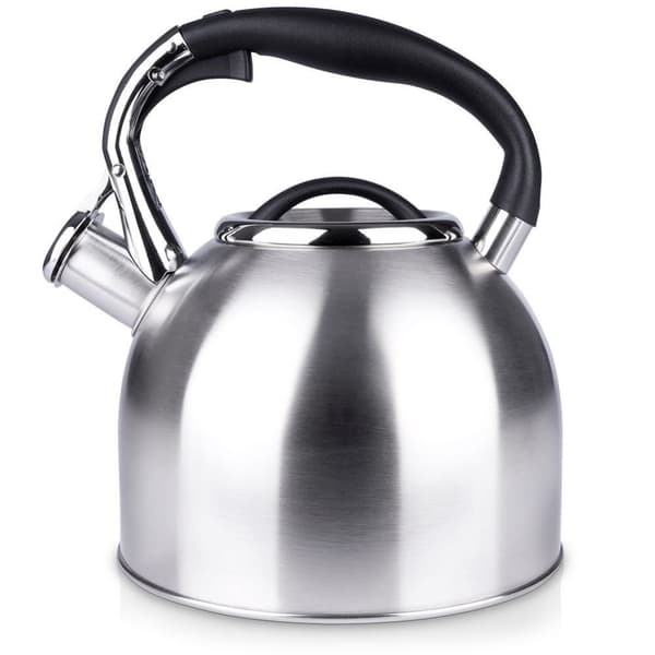 Stålkedel med fløjte, automatisk til kogende vand, 2 l
