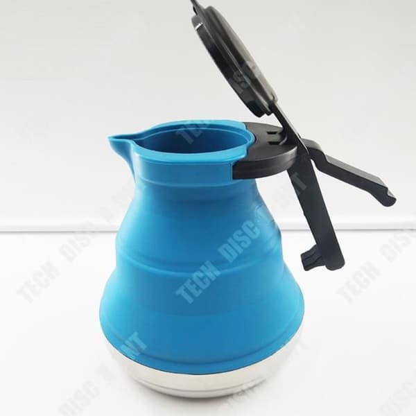 TD® Creative Camping Vattenkokare Utomhus Vikbar Bärbar Silikon Material Vattenkokare Kapacitet 1500ml Camping Vattenkokare