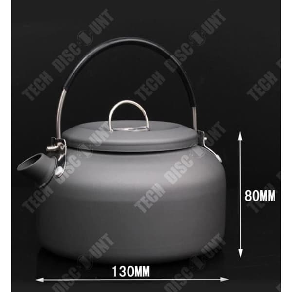 TD® Bärbar bärbar utomhus picknick vattenkokare kaffebryggare bärbar tekanna camping specialkokt te aluminiumkanna