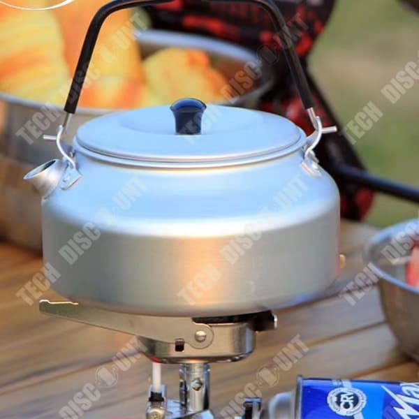 TD® Outdoor Camping Vattenkokare Ultralätt aluminium Bärbar Camping Vattenkokare Kaffebryggare Retro tekanna Bilspis
