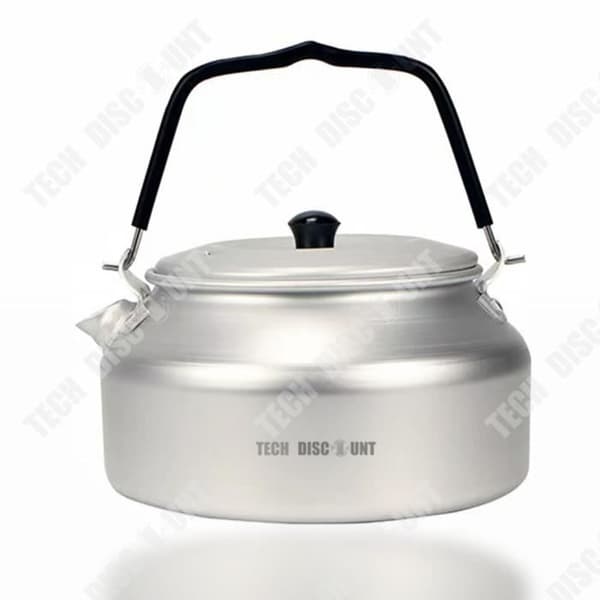 TD® Outdoor Camping Vattenkokare Ultralätt aluminium Bärbar Camping Vattenkokare Kaffebryggare Retro tekanna Bilspis