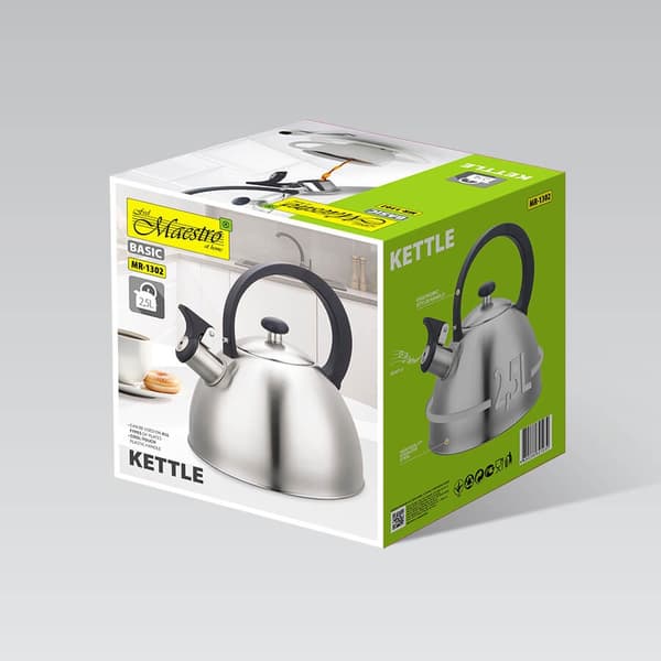 Maestro MR-1302 vedenkeitin 2 L ruostumatonta terästä