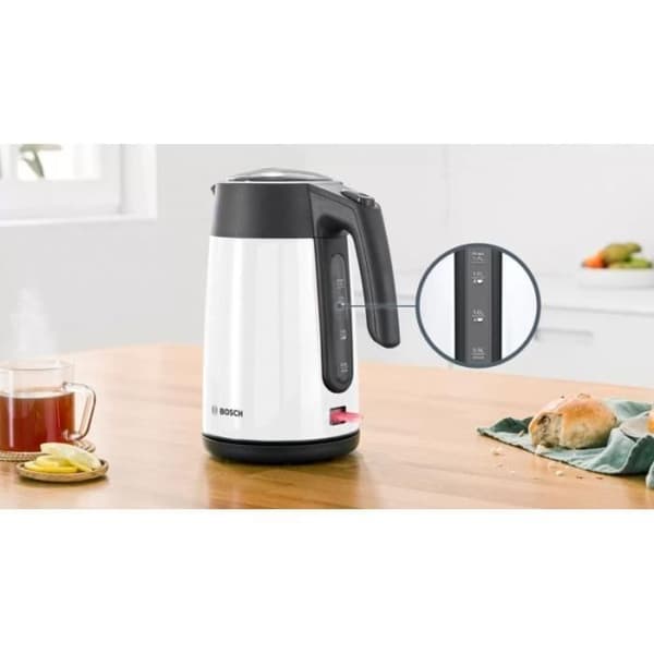 Bosch vattenkokare 1,7l vit TWK7L461 - 4242005294589