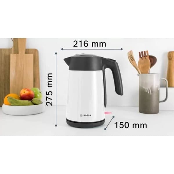 Bosch vattenkokare 1,7l vit TWK7L461 - 4242005294589