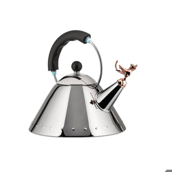 Alessi 9093REX B - Tea Rex Steel-Black Vattenkokare