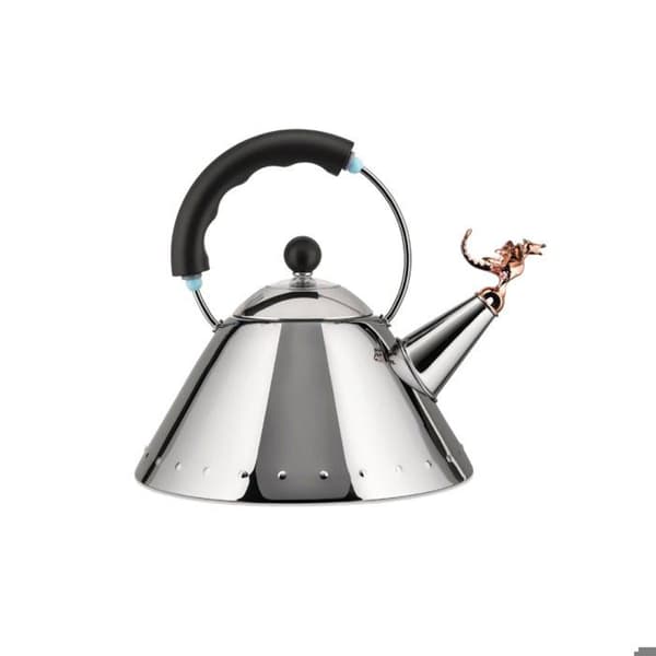 Alessi 9093REX B - Tea Rex Steel-Black Vattenkokare