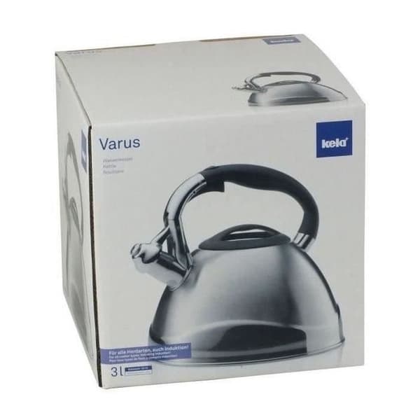 Varus visslande vattenkokare 3 L - grå