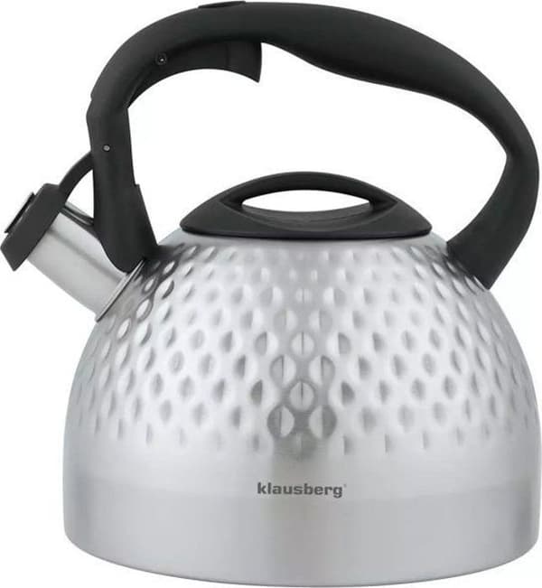Traditionell vattenkokare - Pfeifkessel Klausberg - KB-7642 - Vattenkokare i stål 3,0 L