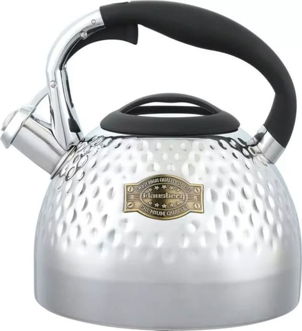 Traditionell teKanna - visslande teKanna Klausberg - KB-7644 - TeKanna i stål 3,0 L med tjock botten