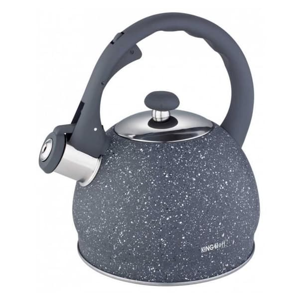 Bouilloire - KINGHOFF - KH-1405 MARBLE - Rostfritt stål - 2L - visselpipa