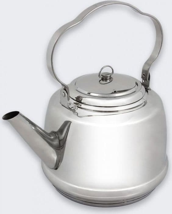 Traditionell vattenkokare - Petromax visselpip vattenkokare - TK0.8 - Vattenkokare i rostfritt stål 0,8 L
