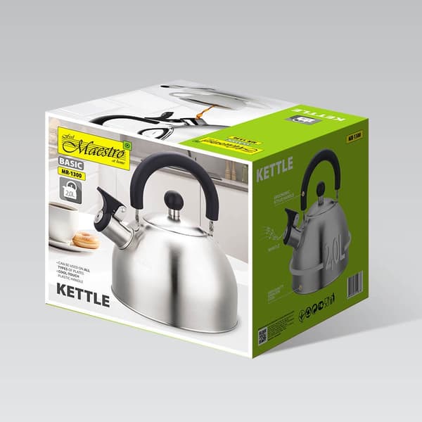 Maestro MR-1300 vedenkeitin 2 L hopea