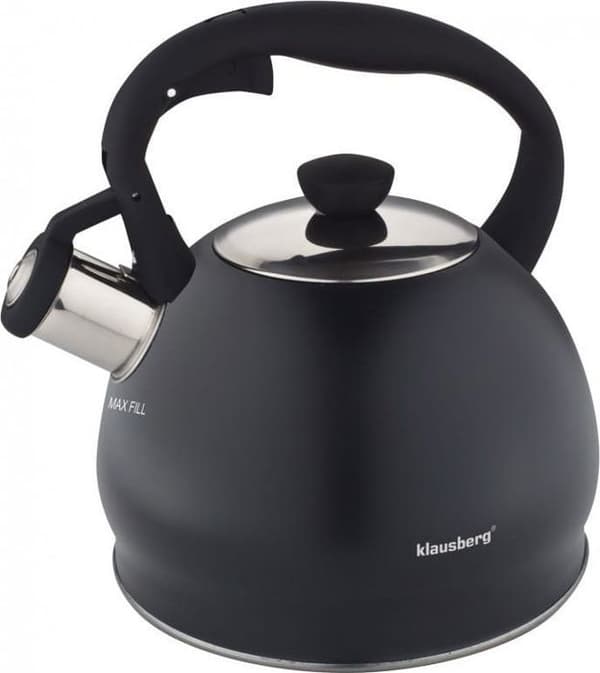 Traditionell vattenkokare - vattenkokare med visselpipa Klausberg - KB-7428 - Boll 2,0 L
