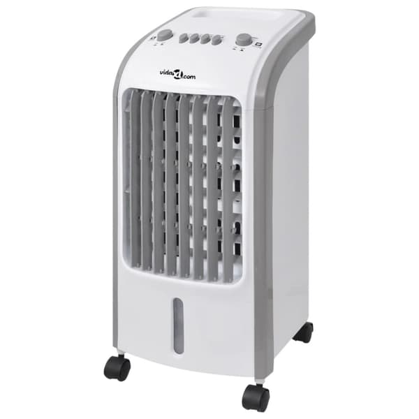 vidaXL Bærbar luftkjøler 80 W 4 L 25x26x56 cm