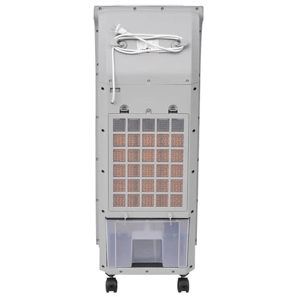vidaXL Portabel luftkylare 120 W 8 L 385 m³/tim 37,5x35x94,5 cm