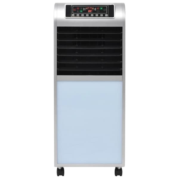 vidaXL Portabel luftkylare 120 W 8 L 385 m³/tim 37,5x35x94,5 cm