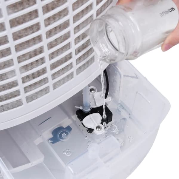vidaXL 2-i-1 portabel luftkylare 80 W