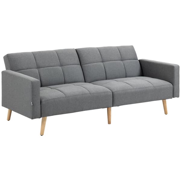 2 i 1 Sofa Seng, 205x88 cm, Grå