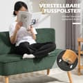 Miniatyrbillede 7 af 9: To-sæders sofa, 117x56.5x77 cm, Grøn