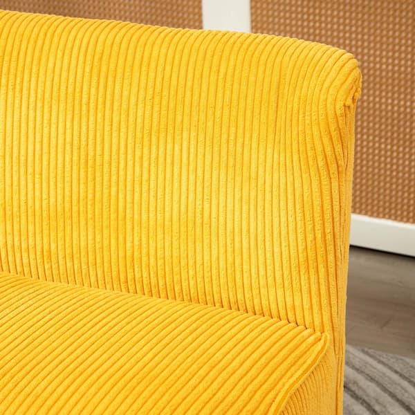 Tvåsitssoffa, 117x56.5x77 cm, Gul