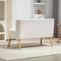 Miniatyrbillede 9 af 9: Sofa, 117x56.5x77 cm, Creme Hvid