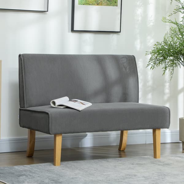 To-sæders Sofa, 2, 110x62x85 cm, Grå