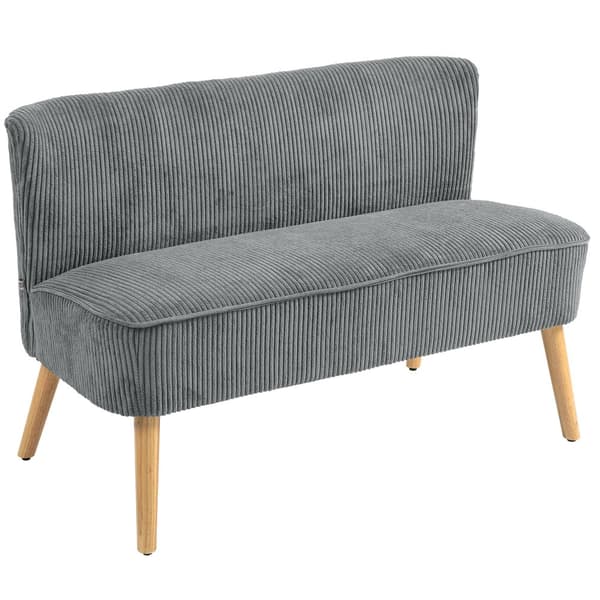 Sohva, 2 istuttavaa, 117x56.5 cm, Kermaisen valkoinen