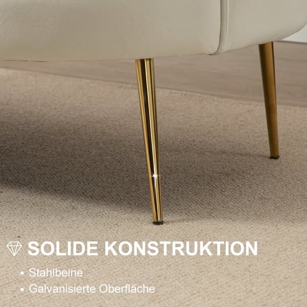 2 istuttava sohva, 130x77x77 cm, kerma