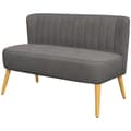 Pikkukuva 1 / 9: 2 istuttava sohva, 117x56.5 cm, tummanharmaa