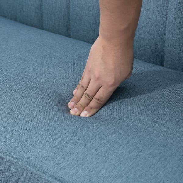 To-personers sofa, 117x56.5x77 cm, Blå