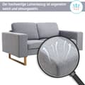 Miniatyrbillede 5 af 9: To-sæders sofa, 145x82x78 cm, Lys Grå