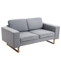 Miniatyrbillede 1 af 9: To-sæders sofa, 145x82x78 cm, Lys Grå